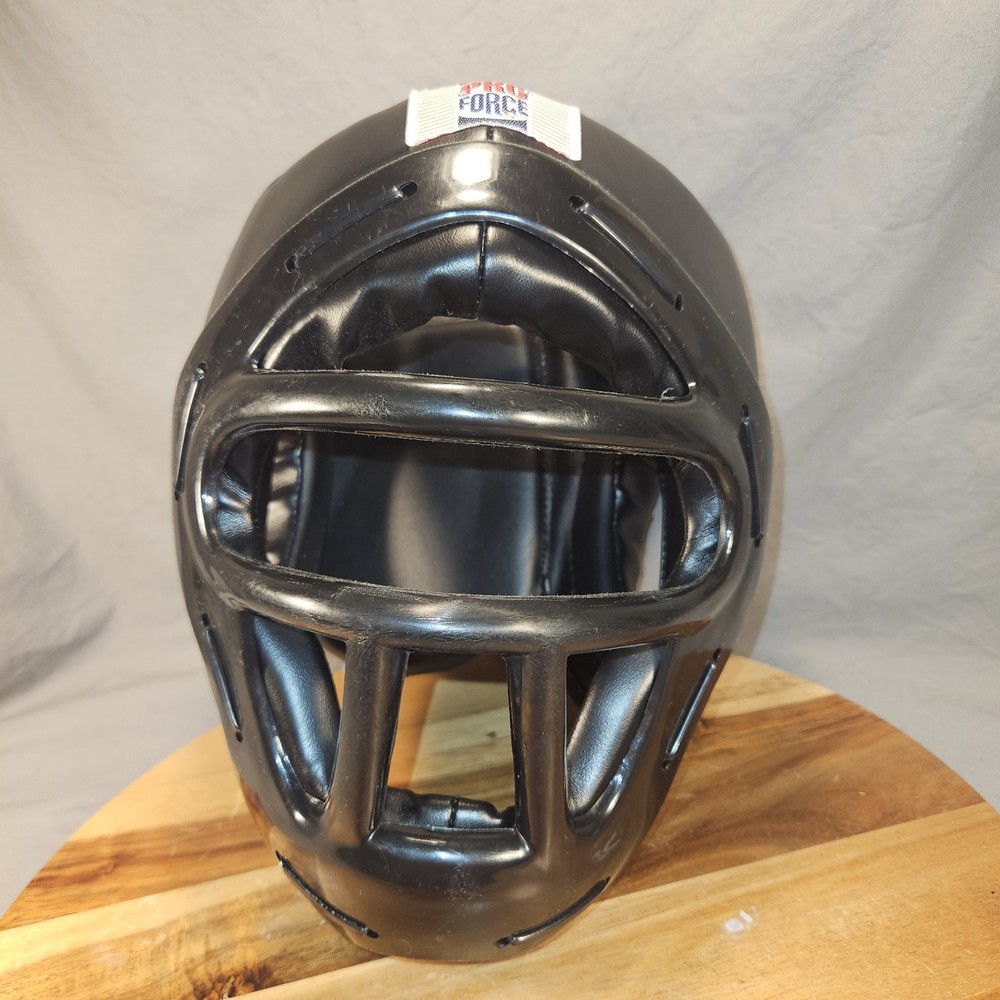 Pro Force Mixed Martial Arts Mask Headgear Hook & Loop Backstrap Size Medium