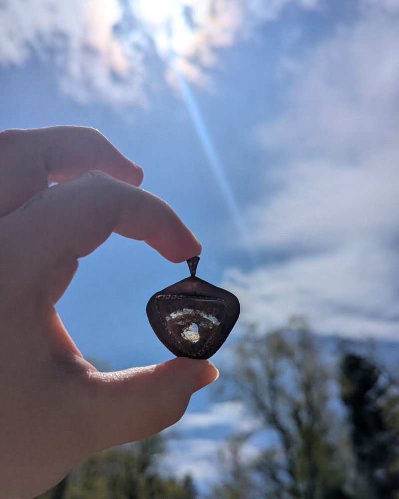 Powerful Copper Shield Pendant