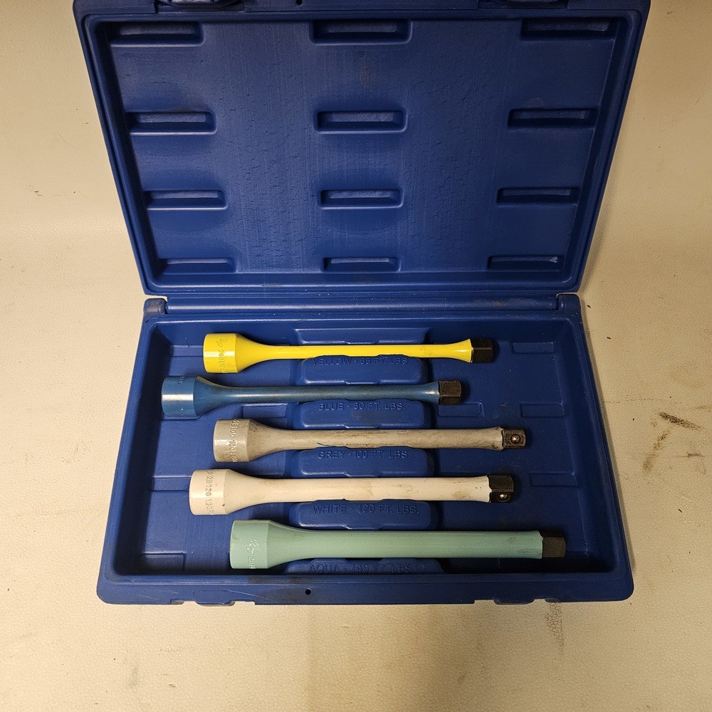 GREY PNEUMATIC 2805TK HI TORQ EXT BIT SET 65 FT LBS - 140 FT LBS