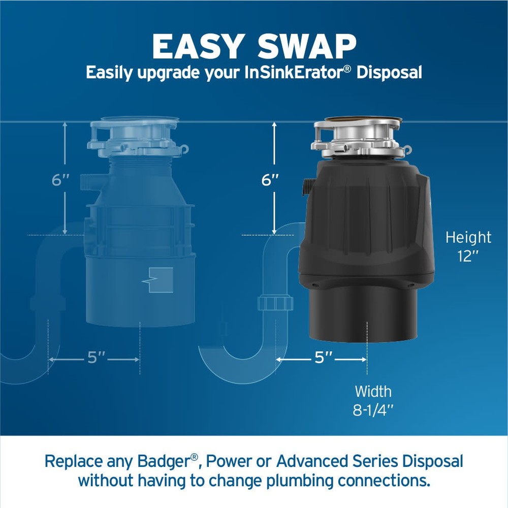 InSinkErator 80019-ISE Power Series .75 HP Continuous Garbage