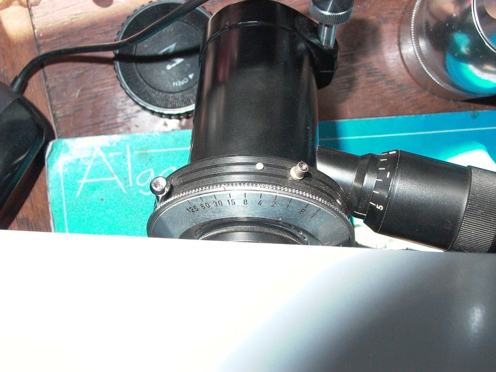 Reichert Austria microscope camera ibsor T,b,1-125 shutter Nikon M-35s Camera
