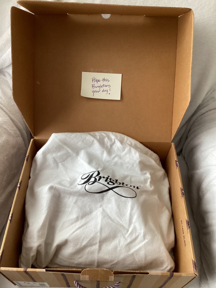 brighton red leather purse handbag bag