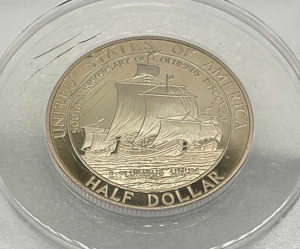 1992-S Proof Columbus Quincentenary Commemorative Half Dollar