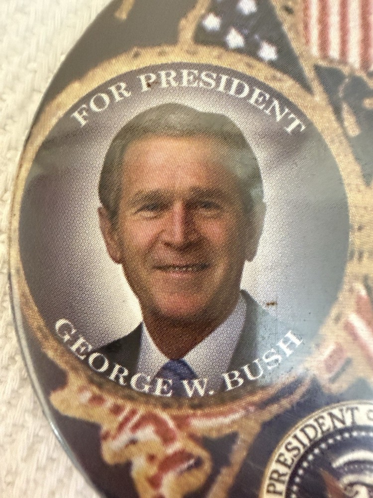 George Bush, Dick Cheney Our Candidates 2004 Button