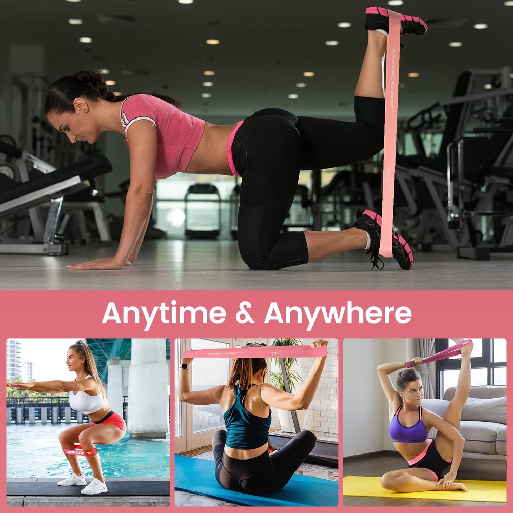 WIKDAY Resistance Bands for Working Out Exercise Loop Bands Workout Bands Set...
