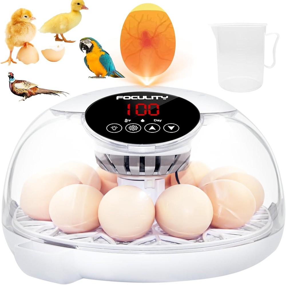 Automatic Egg Incubator Small Poultry Duck Hatcher Smart Turning Hatching Eggs