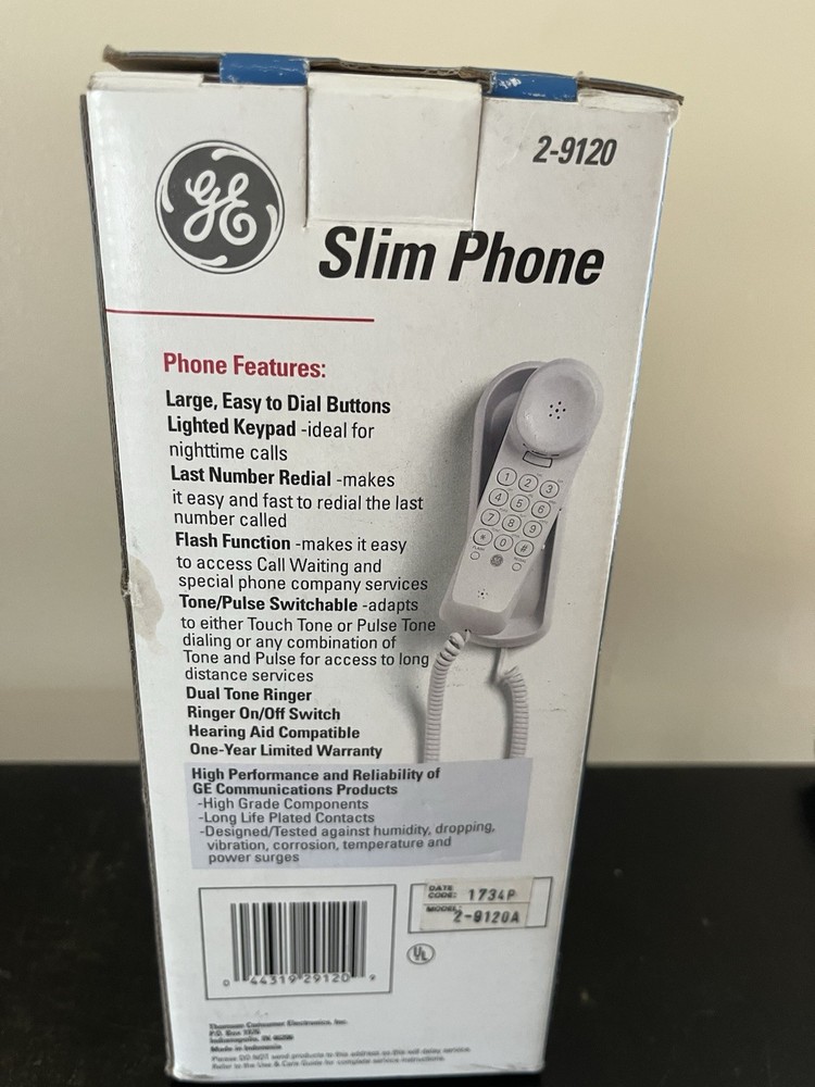 General Electric Slim Phone 2-9120 NOS