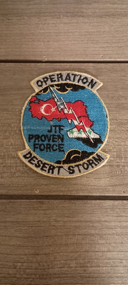 Operation Desert Storm JTF Proven Force US Air Force Sew On Patch