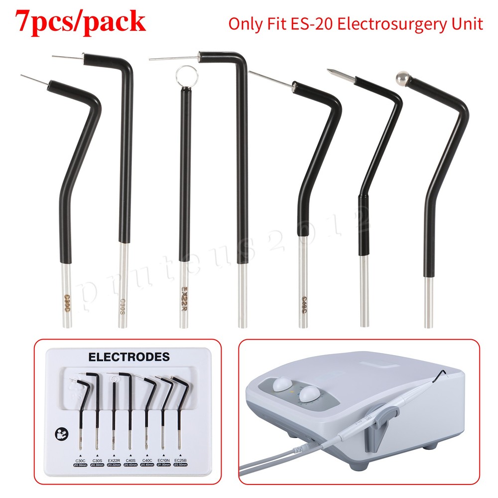 7PCS DENTAL Electrode - use with the ES-20 Electrosurgery system