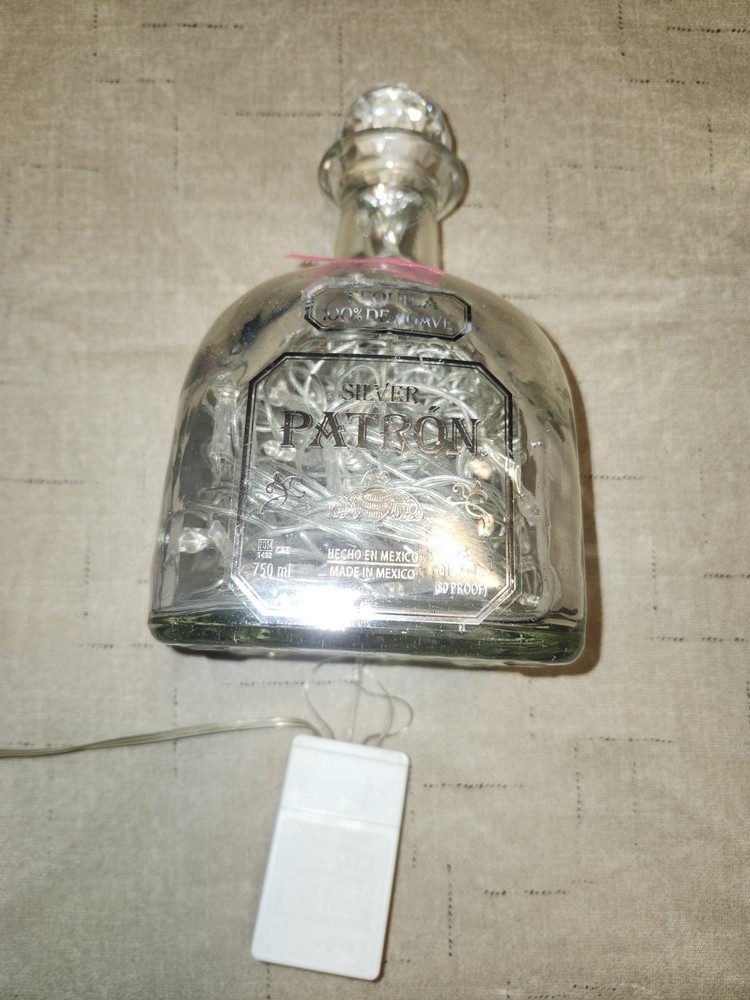 Electrified /Lighted Patron Bottle