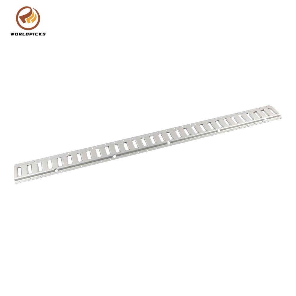 5' E-Track Kit Rails Silver Galvanized 16 Pack Heavy Duty Tie Down System Steel