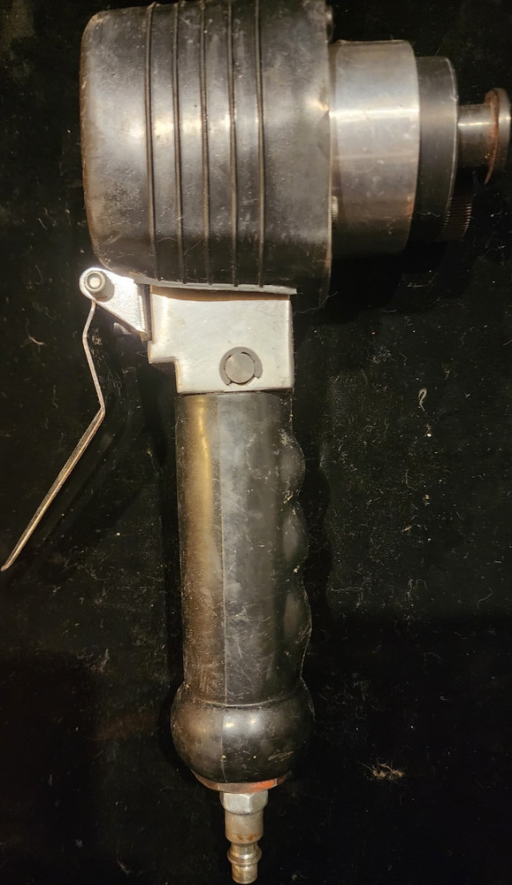 HANSEN Disk Sander Rotary/Circular Air Powered Tool Black Silver Used