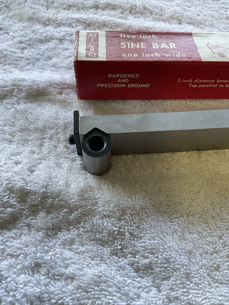 MICRO 5" Sine Bar MADE IN USA !!! S1