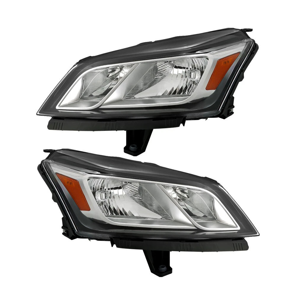 Halogen Type Headlights For 2013-2017 Chevy Traverse Left+Right Replacement