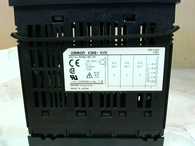 Omron K3HB-XVD Digital Panel Meter 100-240VAC - New No Box
