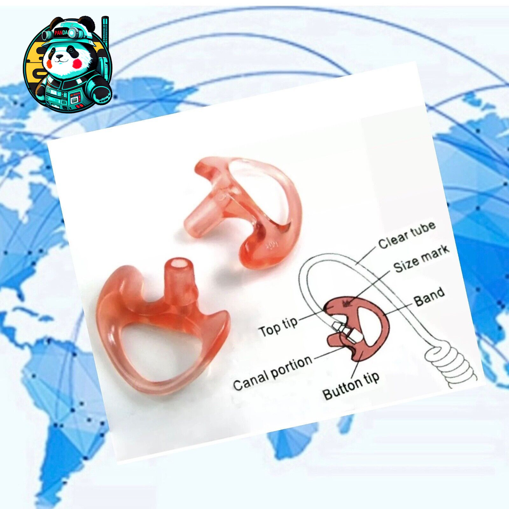 K-FLEX type Silicone EAR MOLD Replacements 4 pack "FREE SHIP"