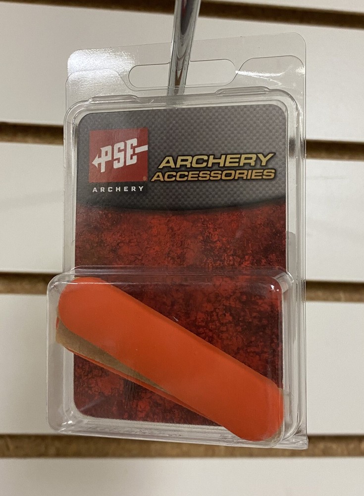 NEW PSE ARCHERY ORANGE  COLORED RUBBER PANEL GRIPS FOR PSE BOW HANDLE