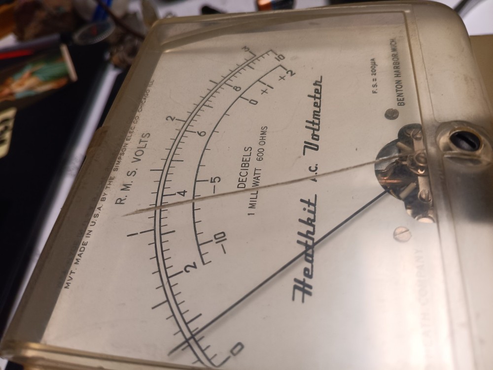 Vintage Heath Kit Volt AC Voltmeter