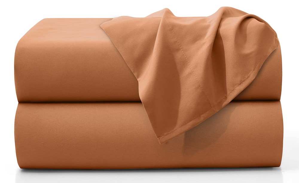 SiinvdaBZX 2 Pack Twin Size Flat Sheet, Soft Breathable Bed Top Sheet Only