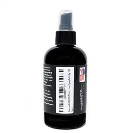 CD DVD Cleaning Solution Fluid (Not a Scratch Remover) 8 Ounce (237 ML) Spray
