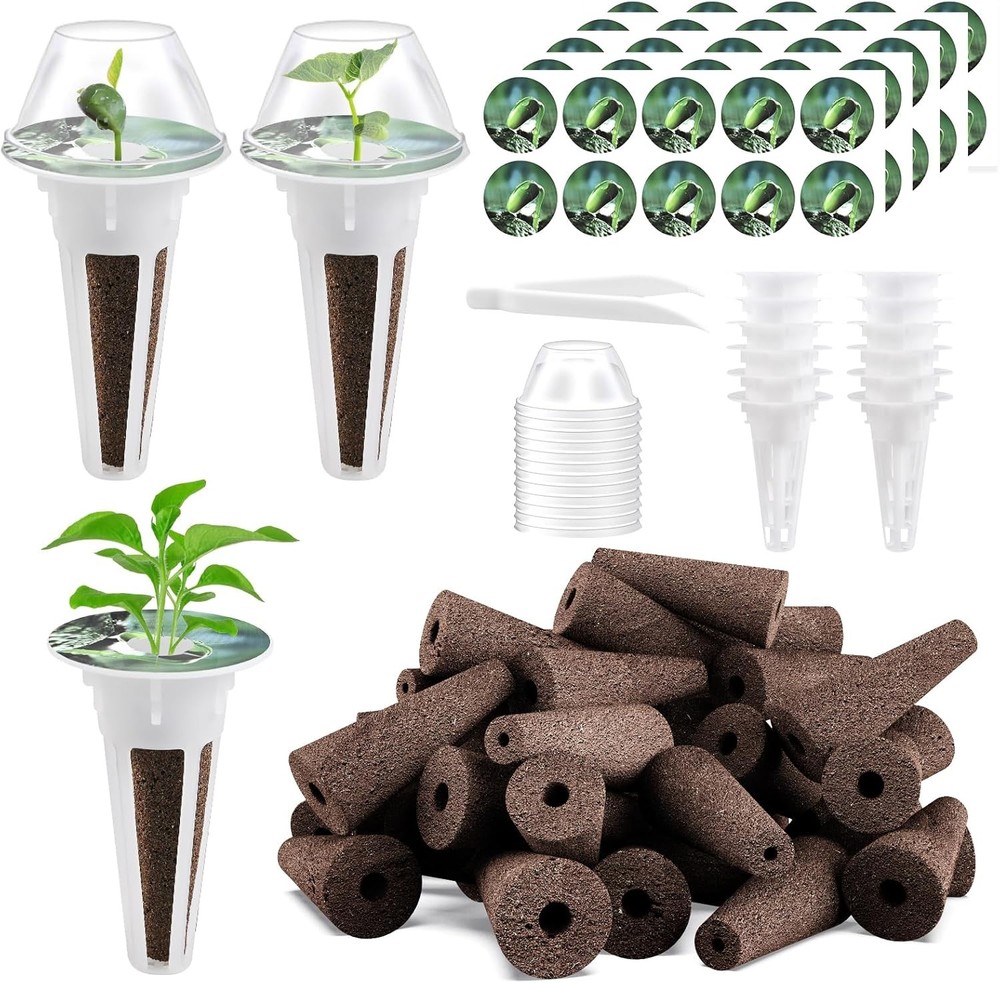66-Piece Hydroponic Seed Pod Kit for Indoor Growing Systems