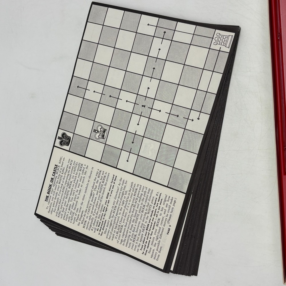 VINTAGE Introductory Chess COMPLETE Milton Bradley 1973 for Beginners Junior