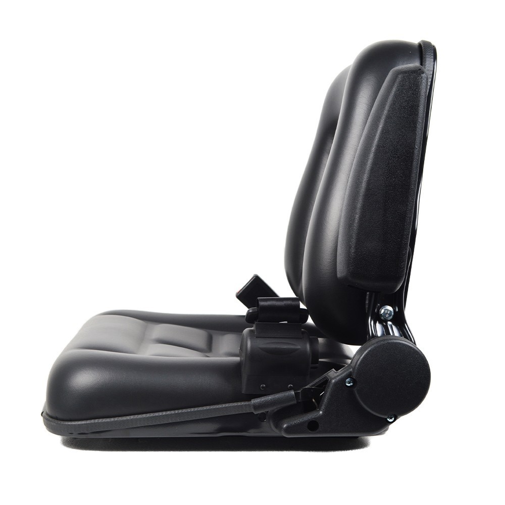 Universal Tractor Forklift Seat Excavator Adjustable Backrest Armrest Safty Belt