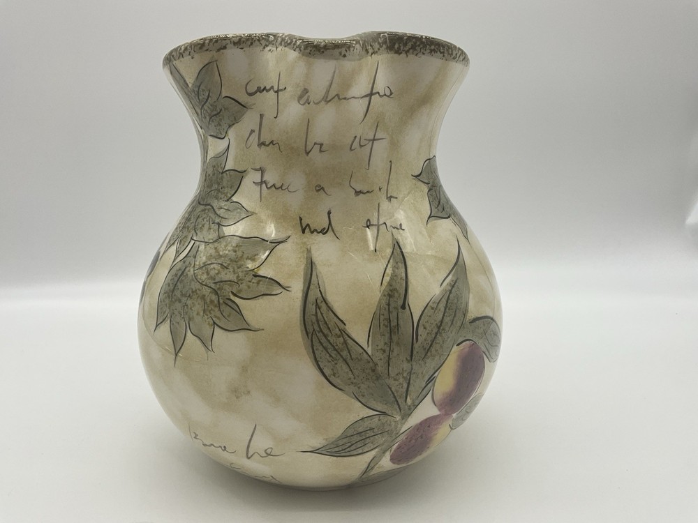 Tabletops Unlimited Barth & Dreyfuss Sorento Pattern Pitcher Olive Grove Pattern