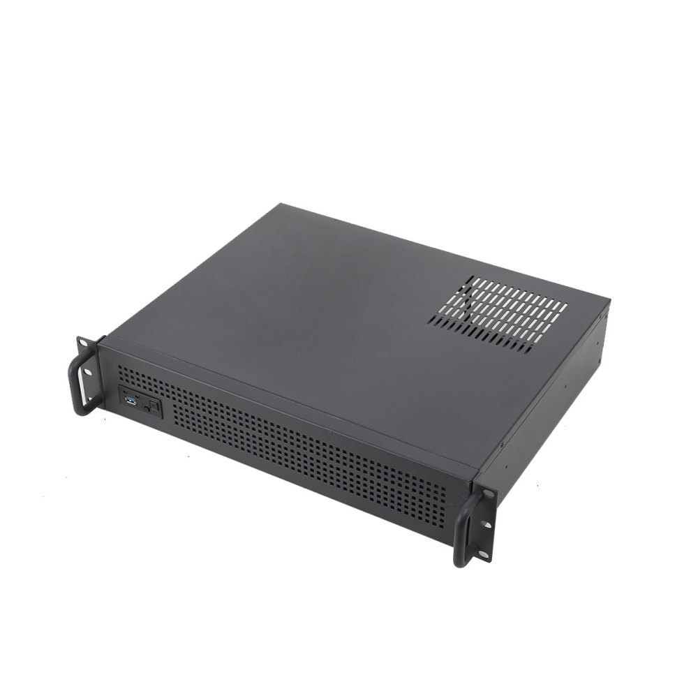 2U Server Rack Cabinet Network Chassis Rackmount Computer Case Enclosure ITX ATX