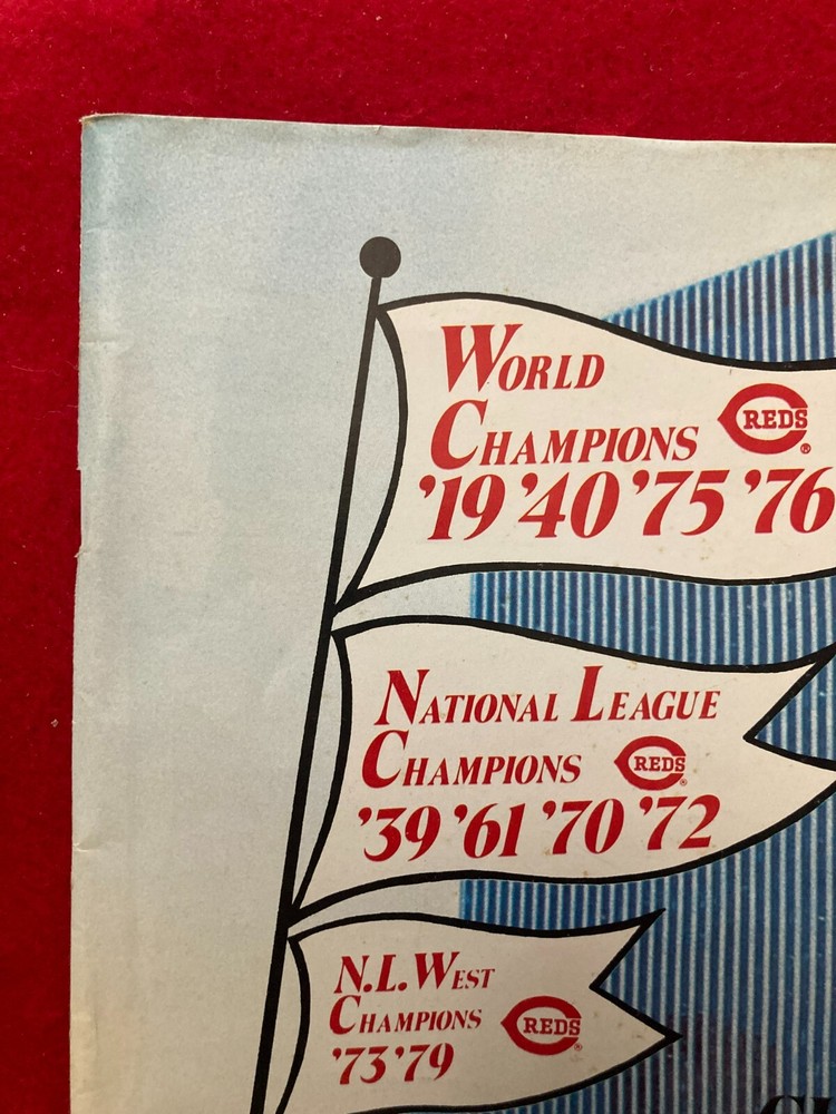 1979 NLCS Program Cincinnati Reds vs Pittsburgh Pirates Stargell Bench Morgan