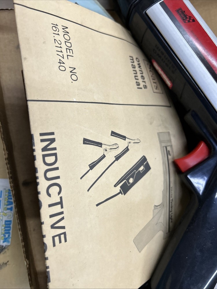 Sears Clamp-On Inductive Timing Light Model 28-21174 (TESTED)