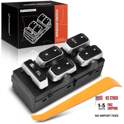 Front Left Driver Side Master Power Window Switch Compatible with Lincoln