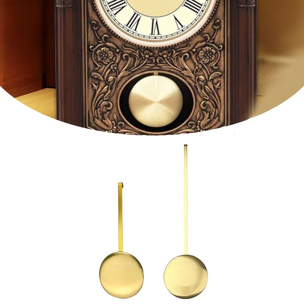 Charming Gold Pendulum for Wall Clock Customizable for Creative Expressions