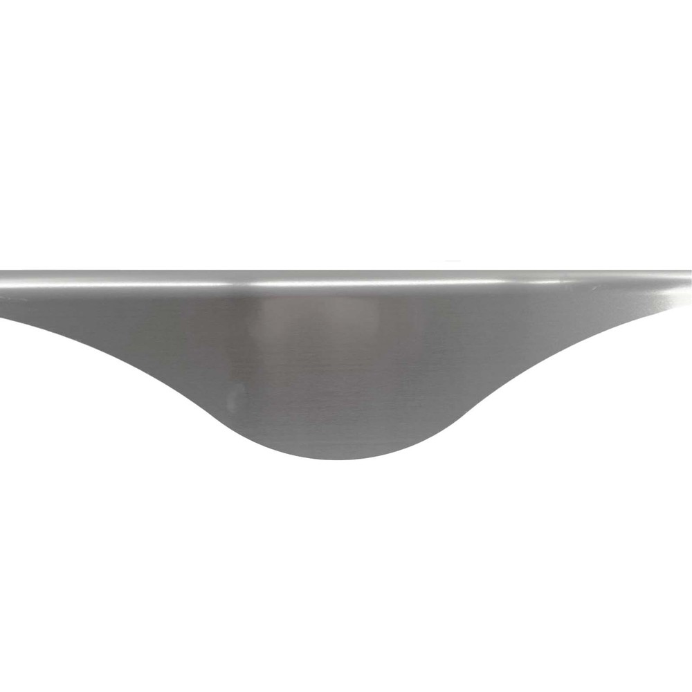 (Qty 2) Tandem Axle Smooth Aluminum Trailer Fender Teardrop 10" x 66" x 18"