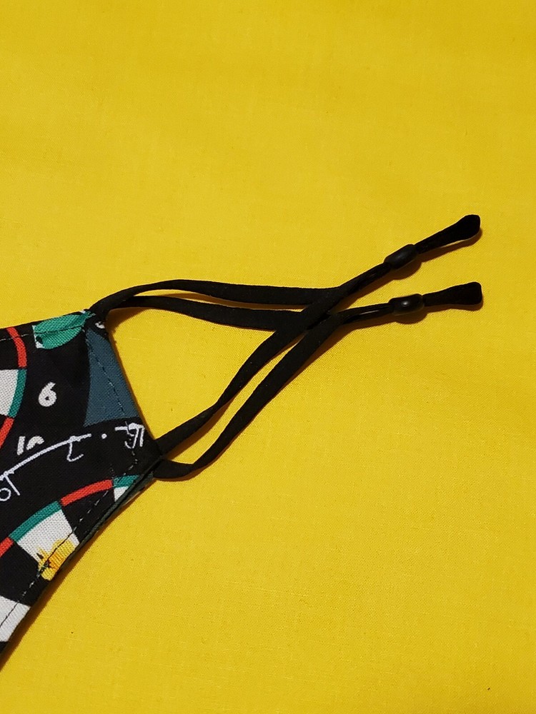 Handmade Darts Adjustable Face Mask