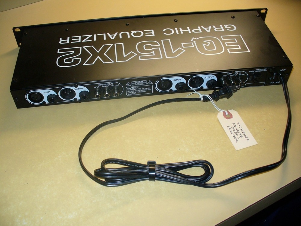Rackrider EQ-151X2 Graphic Equalizer