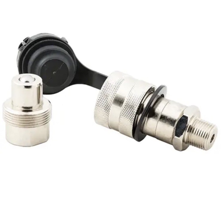 BVA 3/8" NPTF High Flow Coupler Set CH38, Quick Connect High Pressure