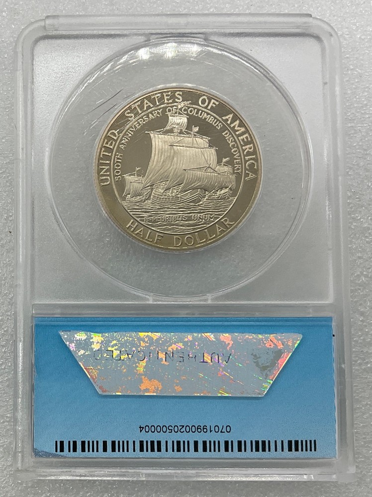 1992-S Proof Columbus Quincentenary Commemorative Half Dollar