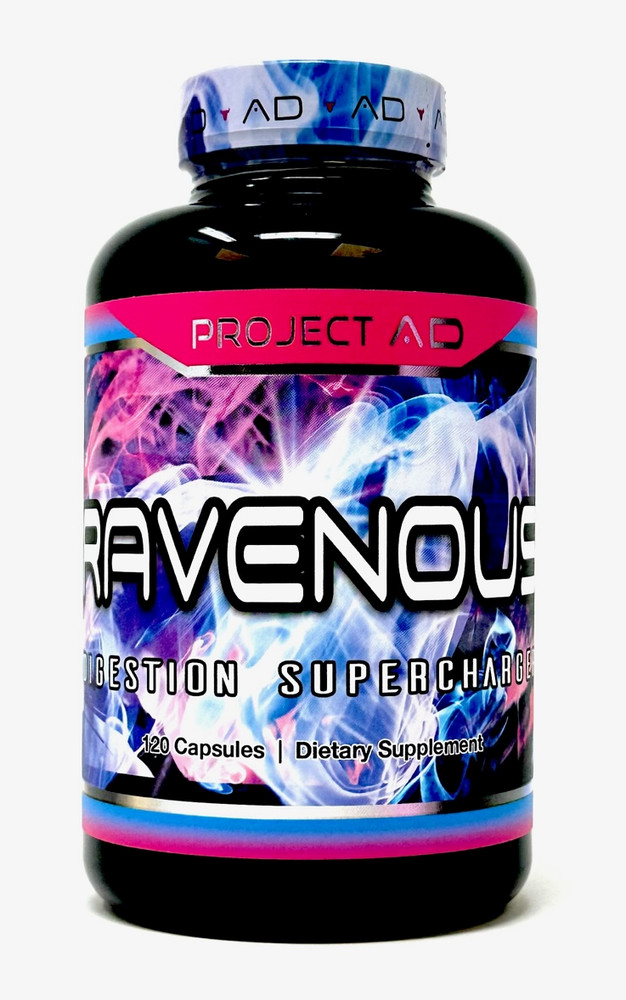 PROJECT AD RAVENOUS Digestive Support 120 Capsules