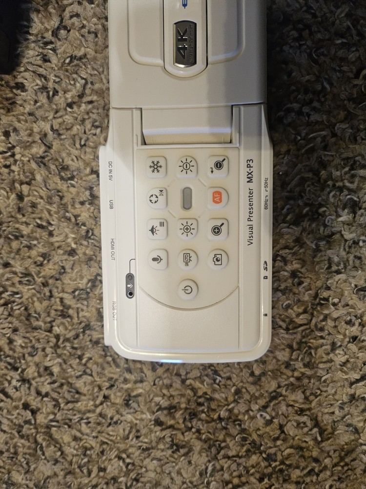 Elmo MX-P3 4K Visual Presenter Document Camera w/ AC Adapter barely used