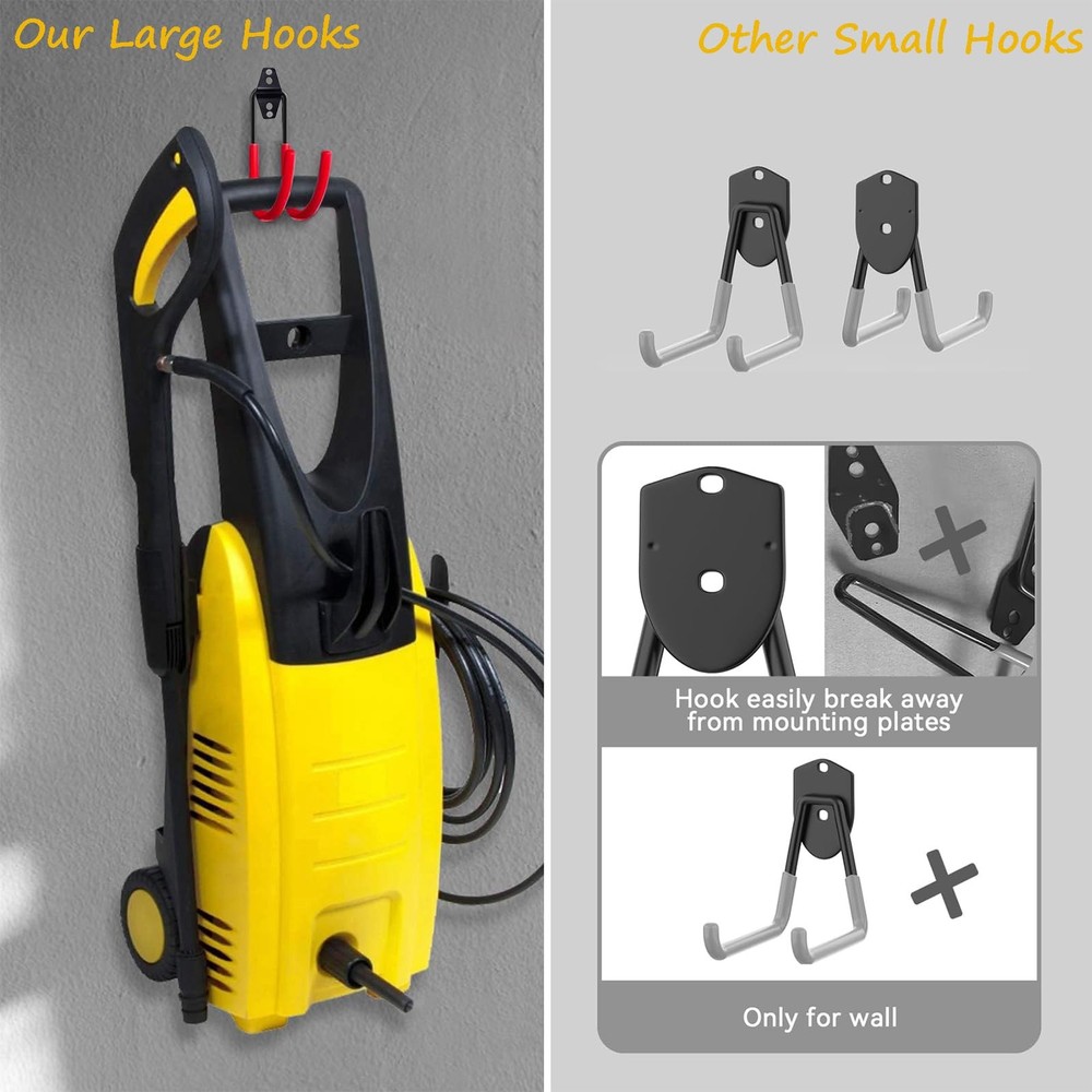 Chainsaw Holder Wall Mount, Garden Power Tool Hanger, Weedeater Rack, String ...