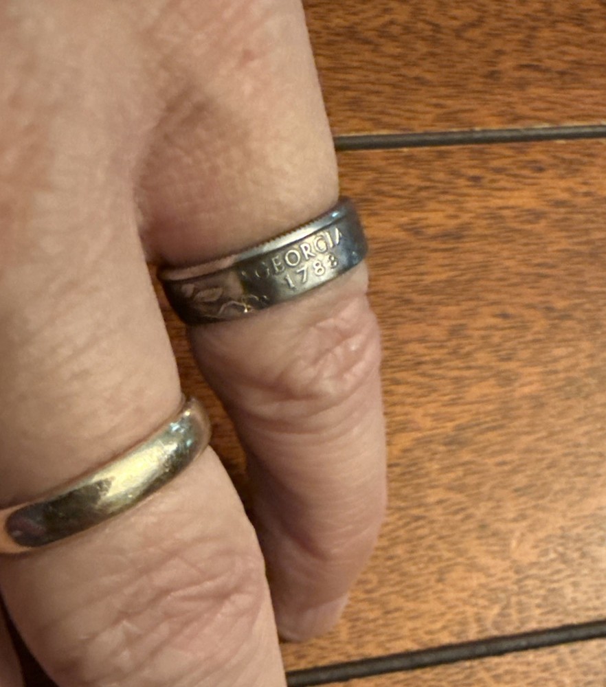 Georgia Quarter Ring Sz 7.5
