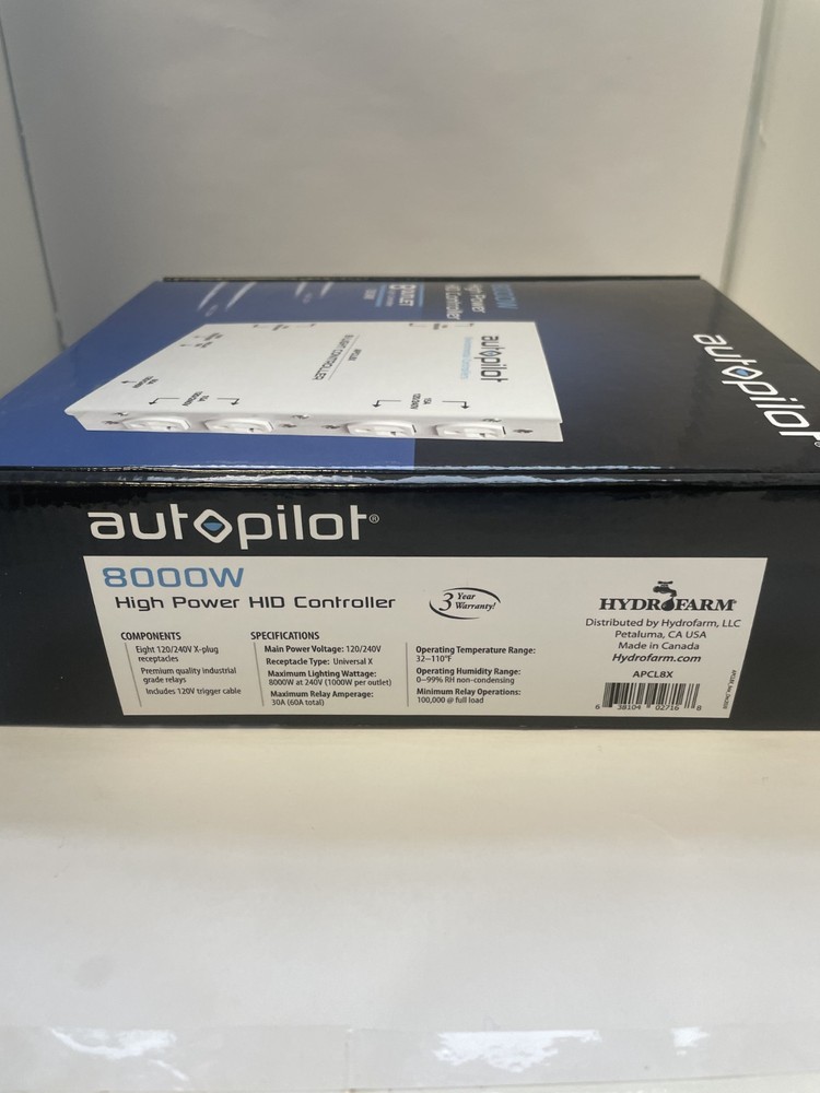 Autopilot 8000w High Power HID Controller 8 Outlet Light Controller 120/240v