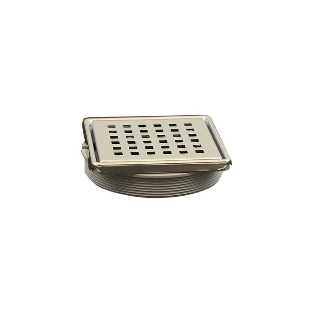 Everbilt Watershield Shower System 4 in. Chrome Drain Grate