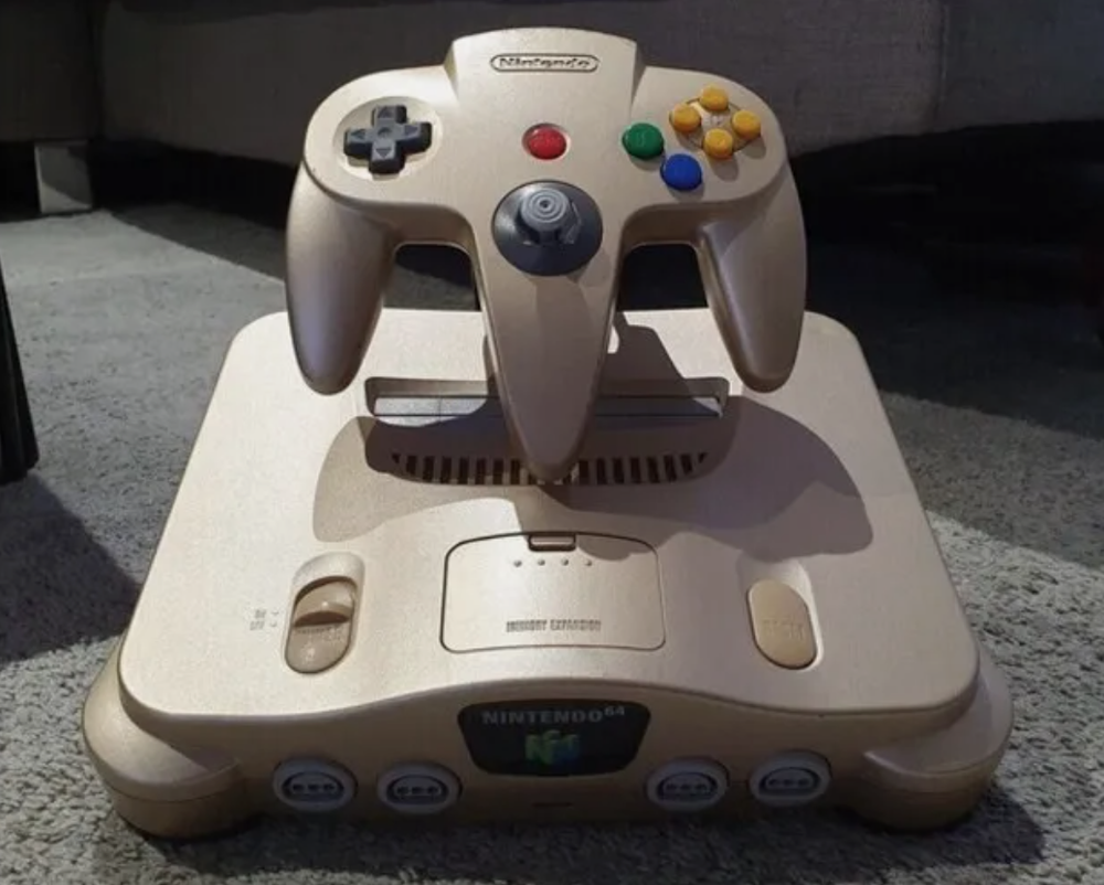 Nintendo 64 N64 Console Display Stand w/ Floating Controller Mount