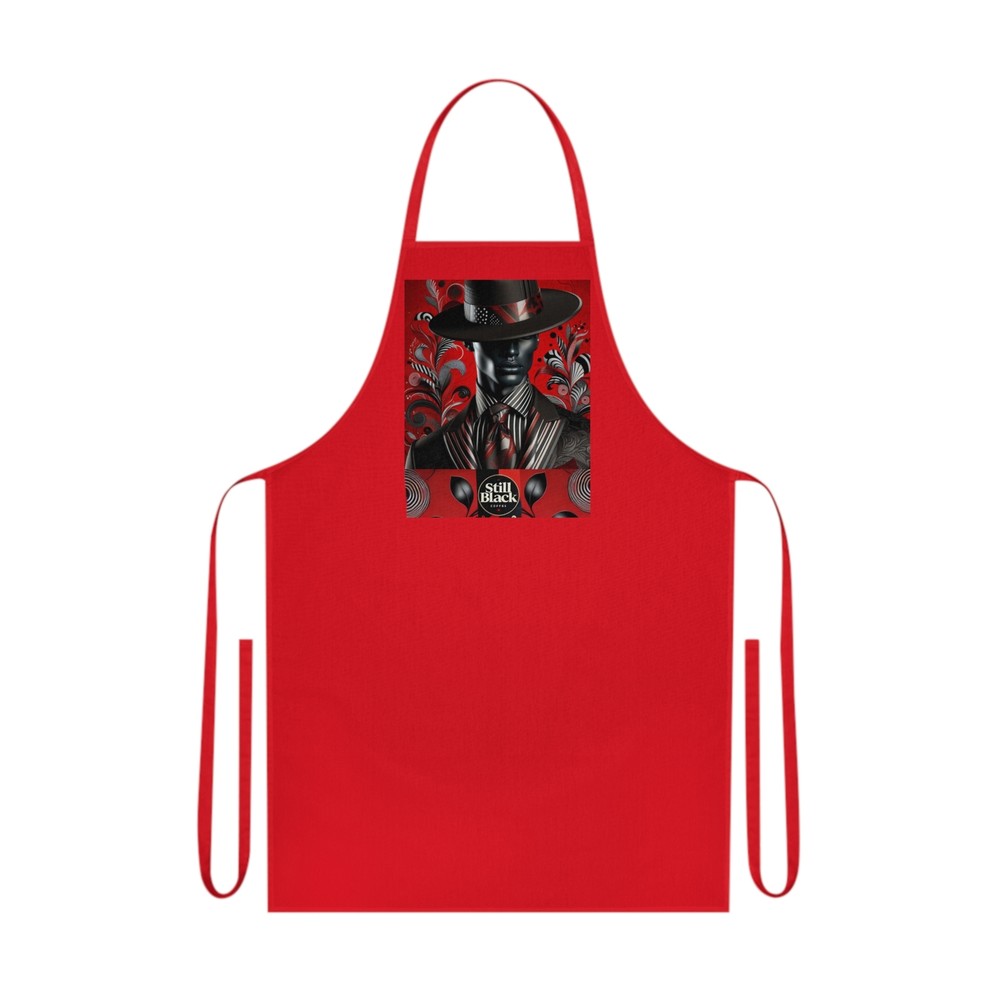 Still Black Cotton Apron #SB9