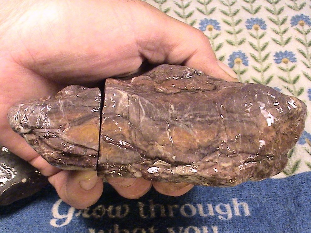 Mixed One-Cut Jasper Agate Lot, Solid Rough, Lapidary Rocks, 3 LBS, 10 OZ, #374