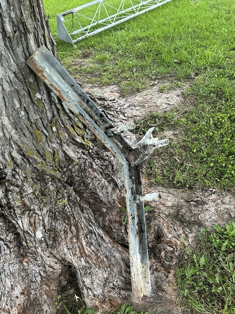 Roof Mount Bracket For A Tower