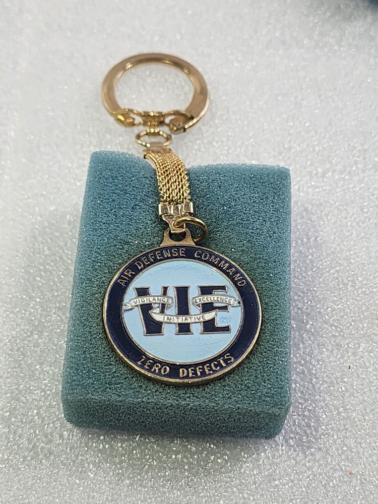 USAF 1960s Air Defense Command Zero /Defects Award Key Chain