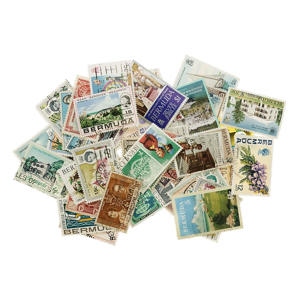 Lot of 50 diff. Bermuda Stamps